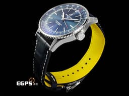 BREITLING 百年靈 Navitimer 41 航空計時系列 A17329161C1P1 <font color="#05f0f0">藍色面盤</font> 不鏽鋼 <font color="#FF0000">2026年保單 保有原廠膠膜</font> 自動上鍊 41mm