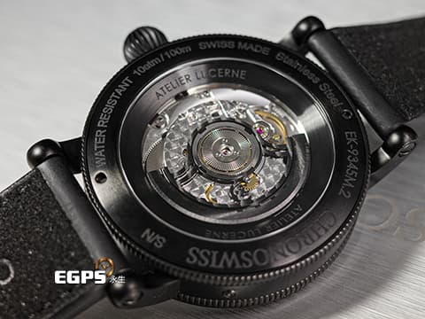 Chronoswiss 瑞寶錶 Space Timer 黑洞 CH-9345M.2-GRBK 不鏽鋼DLC材質 立體球形月相指示 三針一線 限量50隻 台灣公司貨2024年保卡 自動上鍊 44mm