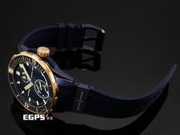 Ulysse Nardin 雅典 Diver 1185-170/BLUE 18K玫瑰金&藍色PVD鈦金屬材質 <font color="#0582f5">深藍色磨砂面盤 淺水錶</font><span style="font-size: 10pt;"> </span><font color="#FF0000" style="font-size: 10pt;">2025年保卡</font><span style="font-size: 10pt;"> 自動上鍊 44mm</span>