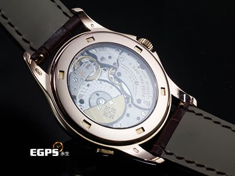 Patek Philippe PP 百達翡麗 Complications 複雜功能時計 World Time 世界時區 5130R 18K玫瑰金材質 金質時標、指針 米白色放射狀雕紋面盤 不是HONGKONG~ 不是BEIJING~ 極稀少TAIPEI刻度版 自動上鏈 39.5 mm