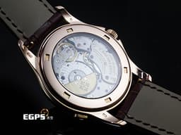 Patek Philippe PP 百達翡麗 Complications 複雜功能時計 World Time 世界時區 5130R 18K玫瑰金材質 <font color="#fdf1b4">金質時標、指針 米白色放射狀雕紋面盤</font> <font color="#05f0f0">不是HONGKONG~ 不是BEIJING~</font> <font color="#fa00fa">極稀少</font><font color="#fafa01">TAIPEI</font><font color="#fa00fa">刻度版</font> 自動上鏈 39.5 mm