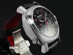 PANERAI Ferrari 沛納海 法拉利 FER0020 不鏽鋼材質 <font color="#0582f5">法拉利聯名款</font> <font color="#ff0000">八日鏈 動力儲存顯示</font> 計時腕錶 手動上鏈 45mm