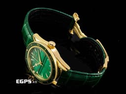 OMEGA 歐米茄 Seamaster 海馬系列 海馬300 234.63.41.21.99.001<span style="font-size: 10pt;"> 18K黃金材質 23463412199001 <font color="#35fd5d">孔雀石 深綠色面盤 綠金色奢華搭配</font> </span><font color="#FF0000" style="font-size: 10pt;">2023年保卡 台灣公司貨 </font><span style="font-size: 10pt;">自動上鍊 41mm</span>