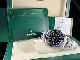 ROLEX 勞力士 GMT-Master II 蠔式 格林威治型 116710BLNR <font color="#2828FF">藍黑圈 Batman 蝙蝠俠 </font>116710 BLNR<font color="#2828FF"> </font>兩地時區 不鏽鋼 <font color="#ff0000">2016年保卡</font> 自動上鍊 40mm