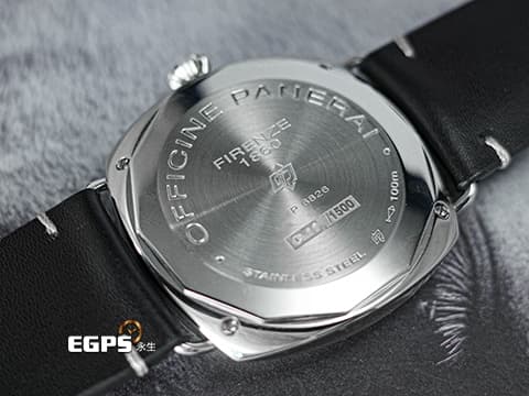 PANERAI 沛納海 Radiomir Black Seal Logo PAM380 黑豹 小秒針 不鏽鋼 PAM00380 復古洋蔥頭錶冠 經典OP商標款面盤 手上鍊 45mm