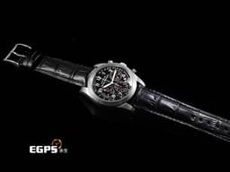 Girard-Perregaux 芝柏 GP Pour Ferrari 4955 鋁合金材質 <font color="#05f0f0">黑色紋理面盤</font> <font color="#FF0000">法拉利LOGO錶扣 限量1000支</font> 自動上鍊 40mm