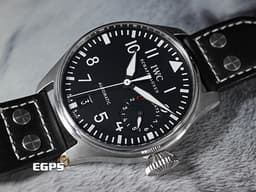 IWC 萬國 Big Pilot`s 7 Day Power Reserve 飛行員 大飛行員 七日鍊 動能顯示 小秒針 不鏽鋼 大飛 經典復古洋蔥頭錶冠 飛行錶 自動上鍊 47mm