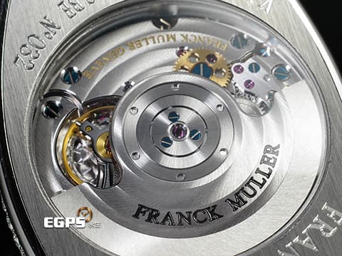 Franck Muller 法蘭穆勒 FM Vanguard Lady Slim Vintage V35 S 奶茶色面盤 原廠鑲嵌308顆頂級天然美鑽(約4.44克拉)小秒針 不鏽鋼材質 2025年保單 自動上鍊 35x46.3mm