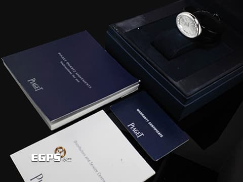 PIAGET 伯爵 LIMELIGHT G0A32099 18K白金材質 可旋轉原廠鑲嵌36顆鑽石錶圈(約1.1克拉) 原廠鑲嵌20顆鑽石12、6時標(約0.03克拉) 新錶訂價:約1,093,000元 石英機芯 40x31mm