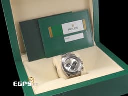 ROLEX 勞力士 Daytona 116509 迪通拿 計時碼表 18K白金材質 鍊帶款 <font color="#FF0000">2018年卡 錶友珍藏未使用品 </font><font color="#05f0f0">灰色熊貓面盤 梁家輝</font> 自動上鏈 40mm