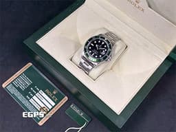 ROLEX 勞力士 Submariner 16610LV 潛航者 不鏽鋼材質 <font color="#c1e371"> 初代綠水鬼 </font><font color="#fafa01">KERMIT</font><font color="#c1e371"> 尖頭4 科米蛙 </font>自動上鍊 40mm