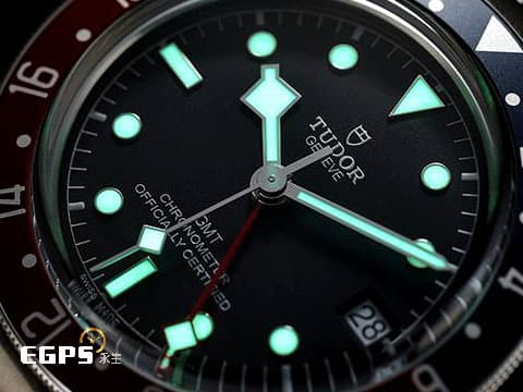 TUDOR 帝舵 Black Bay GMT 碧灣 79830RB 兩地時間 可樂圈 紅藍圈 79830 RB 復古 雪花針 不鏽鋼 Pepsi 百事圈 2020年保卡 原廠膠膜 潛水錶 自動腕錶 41mm