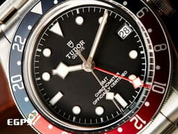 TUDOR 帝舵 BLACK BAY GMT 碧灣 79830RB 兩地時間 可樂圈 <font color="#EA0000">紅</font><font color="#4169e1">藍</font>圈 79830 RB 復古 雪花針 不鏽鋼 <font color="#FF0000">2026年保卡 Pepsi 百事圈</font> 潛水錶 自動腕錶 41mm