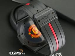 HUBLOT 宇舶錶 King Power Red Devil Manchester United 王者至尊 716.CI.1129.RX <font color="#c20f0f">英超 紅魔鬼 曼聯隊</font> 計時碼表 黑陶瓷材質 鏤空面盤<font color="#ff0000"> 限量500只 台灣公司貨</font> 自動上鍊 大尺寸 46mm