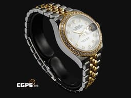 ROLEX 勞力士 Datejust DJ28 279383RBR 不鏽鋼&18K黃金材質 半金款 <font color="#05f0f0">原廠鑲嵌鑽石錶圈、時標 白色珍珠貝母面盤</font> <font color="#FF0000">2021年保卡</font> 自動上鍊 28mm