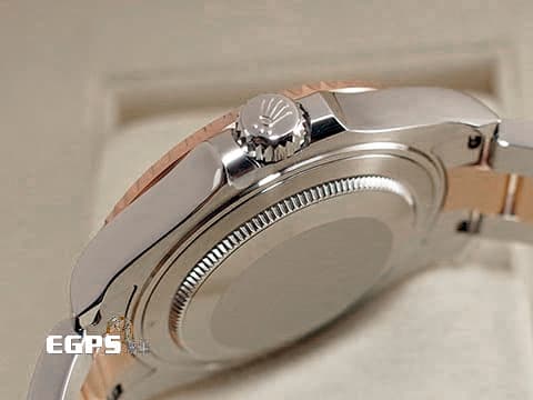 ROLEX 勞力士 Yacht-Master 37 蠔式 遊艇名仕型 268621 巧克力色面盤 中型 玫瑰金 半金款 2017年保單 自動上鍊 37mm