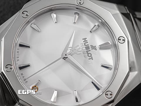 HUBLOT 宇舶 Classic Fusion 經典融合 ORLINSKI 聯名款 550.NS.2200.NS.ORL22 鈦金屬 3D立體切面錶殼呈現鑽石般折射光澤 2025年保單 自動上鍊 40mm