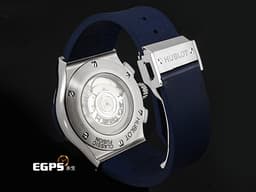 HUBLOT 宇舶 Classic Fusion 521.NX.7170.LR 經典融合 <font color="#0582f5">鈦金屬 藍色面盤 日期顯示</font> <font color="#ff0000">2025年電子保單 </font>計時碼表 自動上鍊 45mm