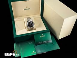 ROLEX 勞力士 DateJust 41 蠔式日誌型 126300 <font color="#616161">亮黑色面盤 柱狀時標</font> 經典 DJ41 不鏽鋼 大三針 <font color="#FF0000">2025年保卡 蠔式(Oyster)三節板帶 </font> 自動上鍊 41mm