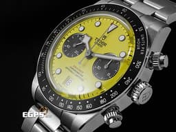 TUDOR 帝舵 Heritage Black Bay Chrono 碧灣 79310N-0001 <font color="#fafa01">最熱門、最具話題性 黃色熊貓面盤 【大黃蜂】</font> 計時碼錶 不鏽鋼材質 <font color="#ff0000">2026年保卡 搭配最新快速調節「T-fit」折疊扣</font> 自動上鍊 39mm