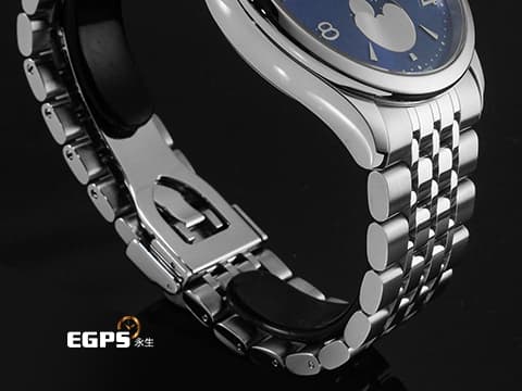 TUDOR 帝舵 1926系列 91560-0002 不鏽鋼材質 藍太陽放射紋錶面 月相顯示功能 2025年保卡 7鏈節錶帶 自動上鍊 39mm