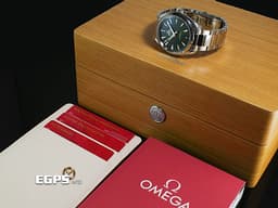 OMEGA 歐米茄 Seamaster 海馬 Aqua Terra 150系列 220.10.41.21.10.001 <font color="#bce2b1">綠色柚木甲板紋面盤</font> 大三針 不鏽鋼材質 同軸擒縱 <font color="#FF0000">2022年保卡</font> 自動上鍊 41mm