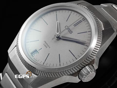 ORIS 豪利時 ProPilot X Calibre 400 系列 0140077787153 灰色面盤 鈦金屬 五日鍊 大三針 2026年保卡 飛行錶 自動腕錶 39mm