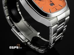 GLASHUTTE ORIGINAL 格拉蘇蒂 70年代 Seventies Chronograph Panorama Date <font color="#f9a166">橘色面盤 限量100支</font> 1-37-02-11-02 德國錶 <font color="#ff0000">台灣公司貨</font> <font color="#FF0000">2022年保單 另附原廠不鏽鋼鏈帶</font> 自動上鍊 40mm