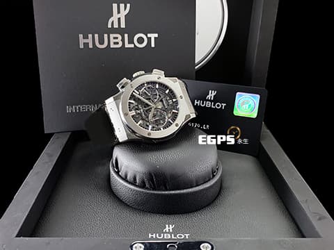 HUBLOT 宇舶 Classic Fusion 經典融合 系列 525.NX.0170.LR1 鈦金屬材質 鏤空面盤 2019年保卡 台灣公司貨 自動上鍊 42mm