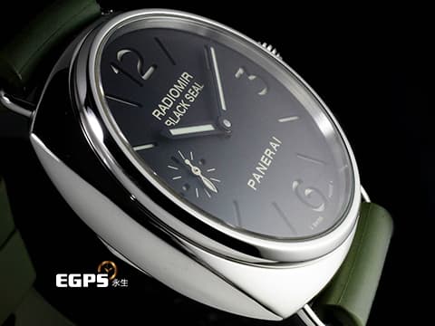 PANERAI 沛納海 RADIOMIR BLACK SEAL PAM00183 台灣公司貨 PAM183 不鏽鋼 小秒針 手上鍊 45mm