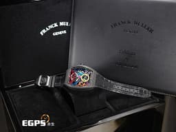 Franck Muller 法蘭穆勒 FM錶 Vanguard Skeleton V41 <font color="#919191">鍛造炭材質錶殼</font> V41 S6 SQT COL DRM 七日鍊 <font color="#ff0000">Co</font><font color="#ed8835">lo</font><font color="#f2db45">ur</font> <font color="#0e8b1c">Dr</font><font color="#2a59b7">ea</font><font color="#69bae2">ms</font><font color="#a42397">鏤空面盤</font> 小秒針 酒桶型<font color="#FF0000"> 2025年保單 </font>手動上鍊 41mm