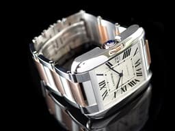 CARTIER 卡地亞 Tank Anglaise Large 英國坦克 W5310006 大型 半金款 自動腕錶 47x36.2mm