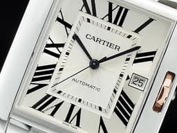 CARTIER 卡地亞 Tank Anglaise Large 英國坦克 W5310006 大型 半金款 自動腕錶 47x36.2mm