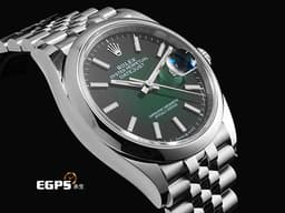 ROLEX 勞力士 Datejust 36 蠔式日誌型 DJ36 126200 不鏽鋼材質 <font color="#058703">Green Ombre 漸層綠色</font> <font color="#ff0000">2026年保卡</font> 自動上鍊 36mm