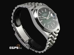 ROLEX 勞力士 Datejust 41 蠔式日誌型 DJ41 126300 不鏽鋼材質 <font color="#058703">Green Ombre 漸層綠色</font> <font color="#ff0000">2026年保卡</font> 自動上鍊 41mm