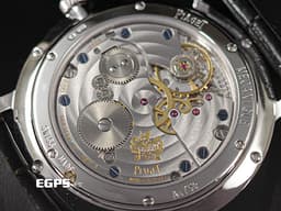 PIAGET 伯爵 Altiplano Small Seconds 小秒針 P10522 <font color="#FF0000">精鑲</font><span style="color: rgb(255, 0, 0);">絕美</span><font color="#FF0000">鑽石錶圈、</font><span style="color: rgb(255, 0, 0);">精鑲</span><font color="#FF0000">滿天星面盤</font> 18K白金材質 <font color="#fafa01">經典838P超薄小三針機芯</font> 手上鍊 40mm