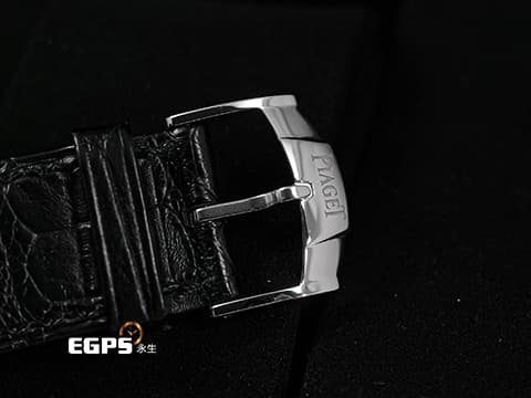 PIAGET 伯爵 Altiplano Small Seconds 小秒針 P10522 精鑲絕美鑽石錶圈、精鑲滿天星面盤 18K白金材質 經典838P超薄小三針機芯 手上鍊 40mm