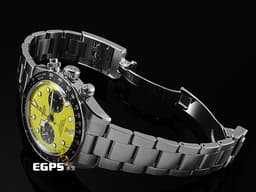 TUDOR 帝舵 Heritage Black Bay Chrono 碧灣 79310N-0001 <font color="#fafa01">最熱門、最具話題性 黃色熊貓面盤 【大黃蜂】</font> 計時碼錶 不鏽鋼材質 <font color="#ff0000">2026年保卡 搭配最新快速調節「T-fit」折疊扣</font> 自動上鍊 39mm