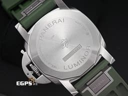 PANERAI 沛納海 Luminor Quarantta PAM1371 <font color="#d1d1d1">白色三明治夜光面盤</font> PAM01371 三日鍊 小秒針 不鏽鋼 <font color="#FF0000">2022年保卡 </font>自動上鍊 40mm