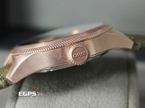 ORIS 豪利時 Big Crown ProPilot Date 大錶冠 7761 青銅材質錶殼 經典錢幣紋外圈 0175177613164 大三針 飛行錶 2022年保卡 自動上鍊 41mm