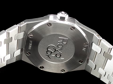 Audemars Piguet AP 愛彼 Royal Oak 67651ST.ZZ.1261ST.01 原鑲鑽錶 精鋼材質 白色格紋面 石英女妝腕錶 33mm