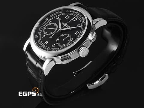 A.LANGE & SOHNE 朗格 1815系列 414.028 18K白金材質 計時功能 2022年保單 手動上鍊 39.5mm
