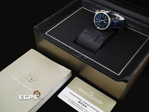Jaeger LeCoultre 積家 Rendez-Vous Night & Day 約會系列 Q3448480 不鏽鋼材質 原廠鑲嵌鑽石錶圈 藍色面盤 2020年保卡 自動上鏈 34mm