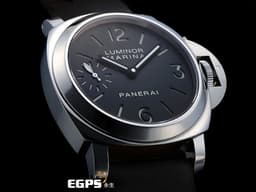 PANERAI 沛納海 Luminor Marina PAM111 小秒針 不鏽鋼 <font color="#90ee90">夜光黑色三明治面盤</font> PAM00111 <font color="#FF0000">最能代表小沛的經典款式 </font>手上鍊 44mm