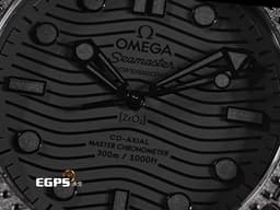 OMEGA 歐米茄 Seamaster Diver 300 海馬 21092442001003 <font color="#6b6b6b">黑黑腕錶 黑色陶質材質錶殼、錶圈、波浪紋面盤</font> 同軸擒縱 <font color="#FF0000">2022年台灣公司貨 </font>排氦氣閥 潛水錶 自動上鍊 43.5mm