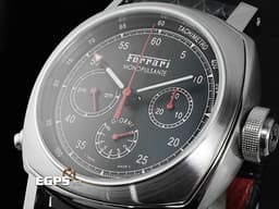 PANERAI Ferrari 沛納海 法拉利 FER0020 不鏽鋼材質 <font color="#0582f5">法拉利聯名款</font> <font color="#ff0000">八日鏈 動力儲存顯示</font> 計時腕錶 手動上鏈 45mm