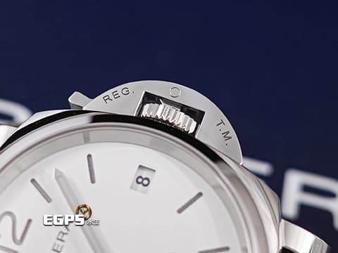 PANERAI 沛納海 Luminor Due Luna Rossa 3 Days PAM01378 三日鍊 小秒針 白色經典三明治夜光面盤 PAM01378 不鏽鋼 2025年保單 最新快拆錶帶 自動上鍊 38mm