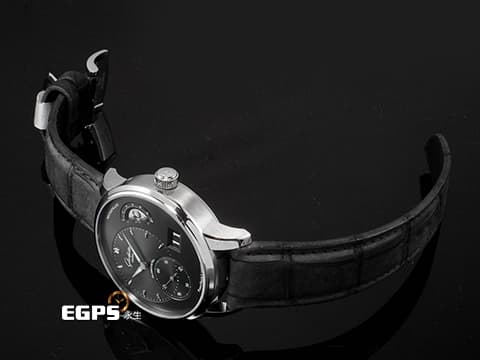 Glashütte Original 格拉蘇蒂 原創 PanoMaticLunar系列 1-90-02-43-32-02 經典偏心銀灰色面盤 大日期窗 月相盈虧 不鏽鋼材質 2025年保單 自動上鍊 40mm
