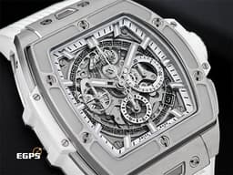 Hublot宇舶 SPIRIT OF BIG BANG 大爆炸 642.NE.2010.RW <font color="#05f0f0">極致輕薄鈦金屬材質 鏤空面盤 鏤空日期窗數字環 全鈦金屬噴砂錶圈 </font><font color="#ff0000">2026年電子保單</font> 自動上鍊 42mm
