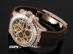 ROLEX 勞力士 Daytona 宇宙計時型 迪通拿 126555TBR 18K永恆玫瑰金材質 <font color="#ffe6d9">2025年最新</font><font color="#fa00fa">頂級VVVVVVIP</font><font color="#ffe6d9">隱藏款 長頸鹿 原廠鑲嵌鑽石面盤、錶耳 原廠鑲嵌36顆梯形鑽石錶圈  </font><font color="#05f0f0">周杰倫收藏款</font><font color="#ffe6d9"> </font><font color="#ff0000">2025年保卡</font><font color="#ffe6d9"> </font>自動上鍊 40mm